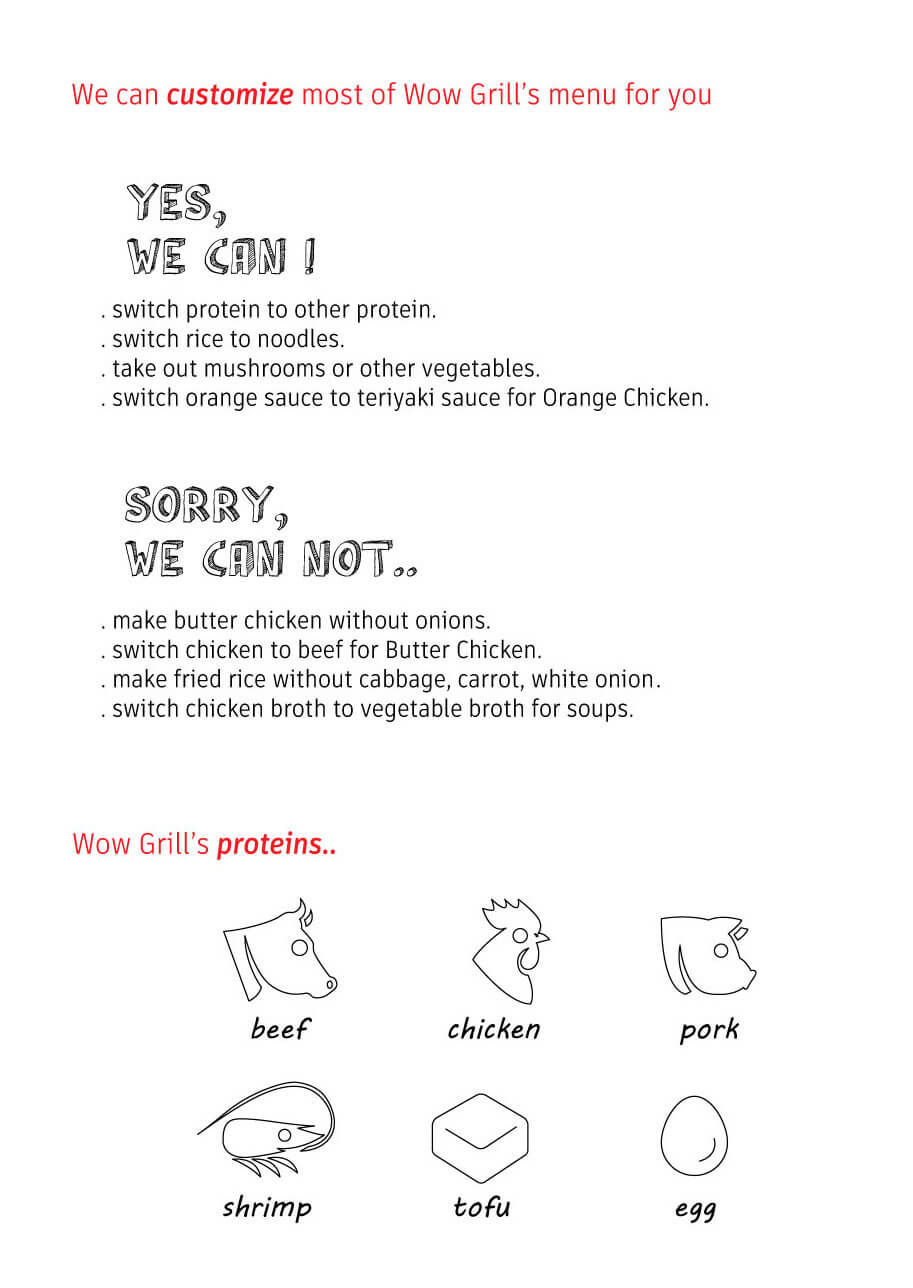 Menu page 2