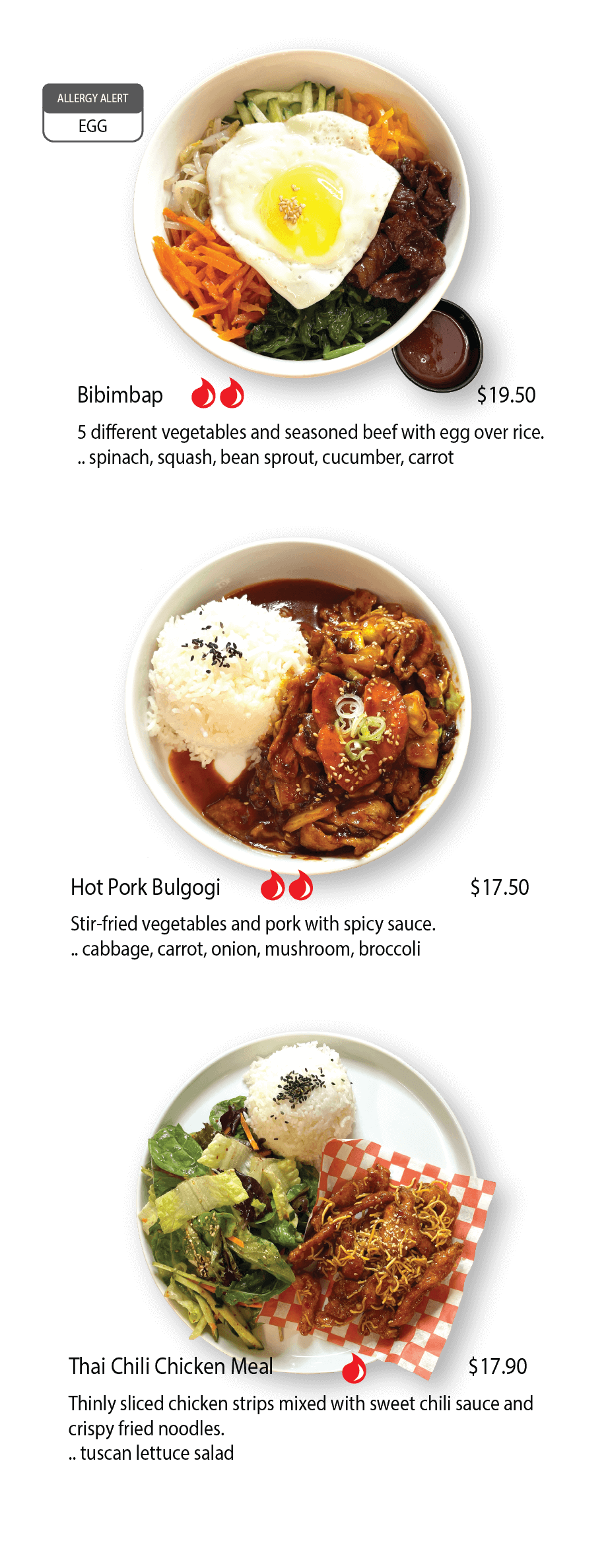 Menu page 8