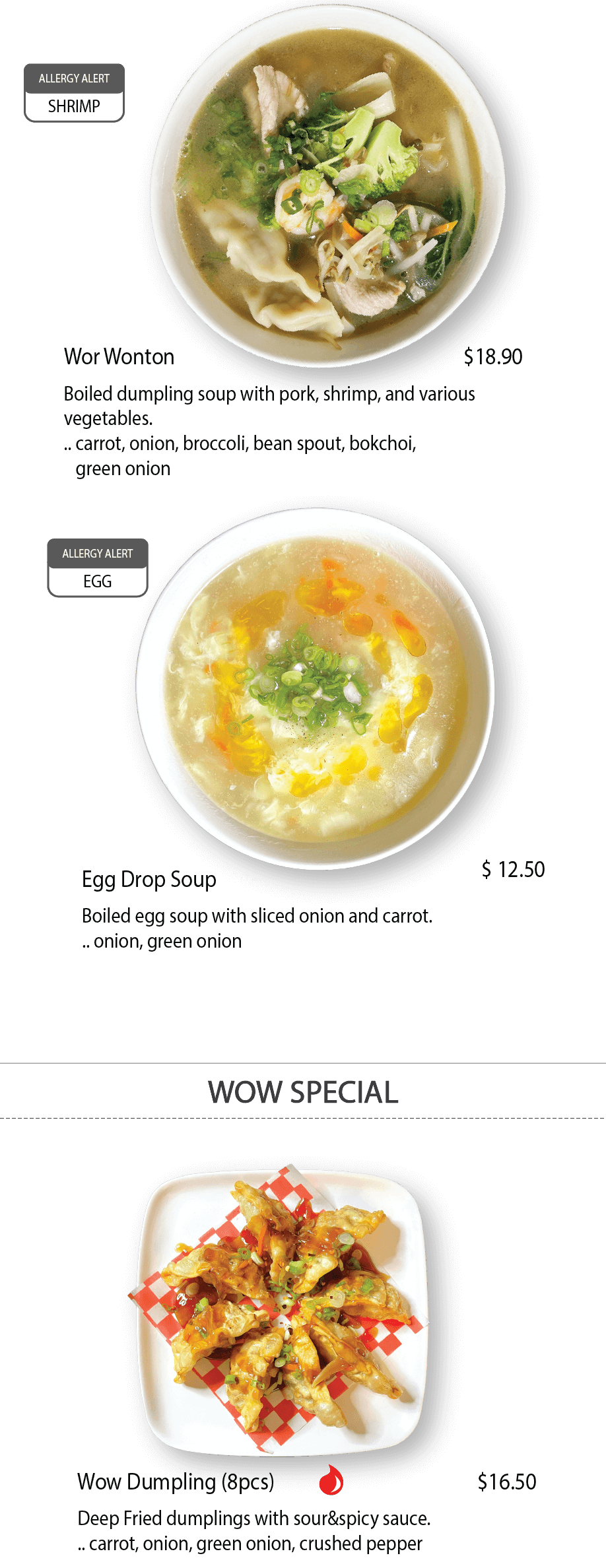 Menu page 10